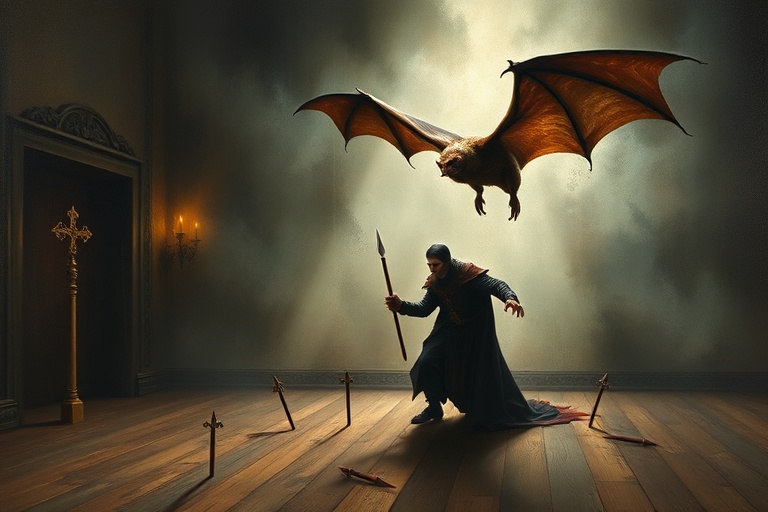 FIGHT WITH THE VAMPIRE